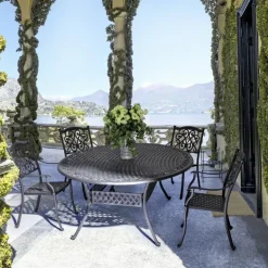 SEDIA IN ALLUMINIO IMPILABILE ANTRACITE- IVREA