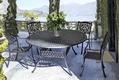 SEDIA IN ALLUMINIO IMPILABILE ANTRACITE- IVREA