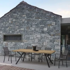 SEDIA IN ALLUMINIO IMPILABILE ANTRACITE CX23 - KONNOR