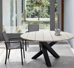 SEDIA IN ALLUMINIO IMPILABILE ANTRACITE CX23 - KONNOR