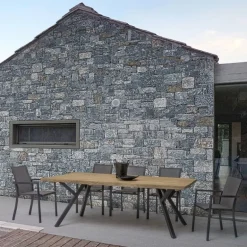 SEDIA IN ALLUMINIO IMPILABILE ANTRACITE CX23 - KONNOR