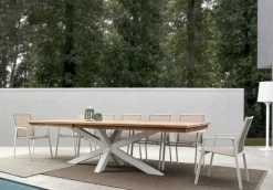 SEDIA IN ALLUMINIO IMPILABILE BIANCO GK50 - CRUISE