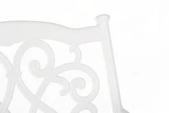 SEDIA IN ALLUMINIO IMPILABILE BIANCA- IVREA