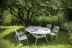 SEDIA IN ALLUMINIO IMPILABILE BIANCA- IVREA