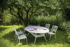 SEDIA IN ALLUMINIO IMPILABILE BIANCA- IVREA