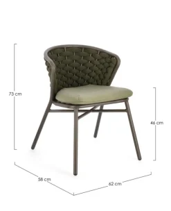 SEDIA IN ALLUMINIO OLIV QS24 - HARLOW