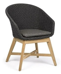 SEDIA IN CORDA PER ESTERNO ANTRACITE - COACHELLA