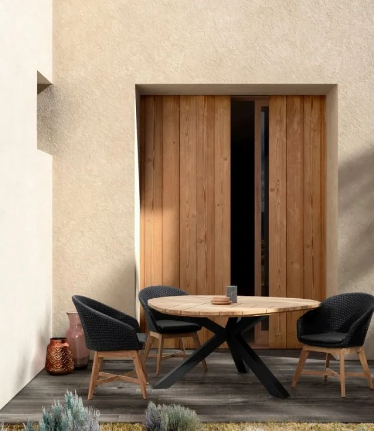 SEDIA IN CORDA PER ESTERNO ANTRACITE - COACHELLA