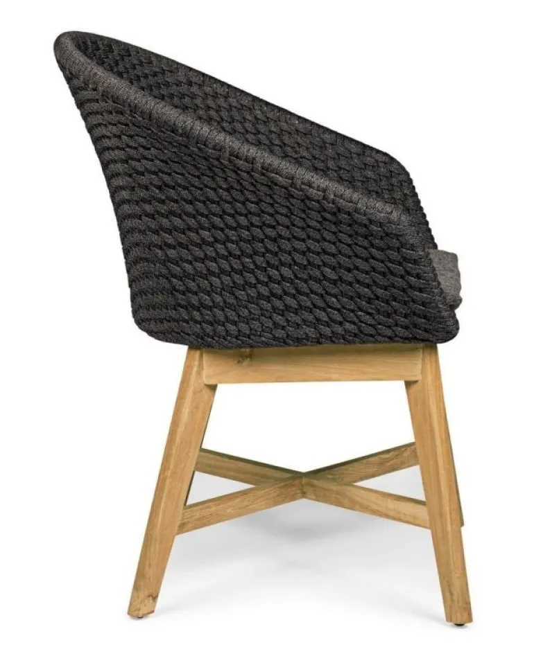 SEDIA IN CORDA PER ESTERNO ANTRACITE - COACHELLA