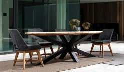 SEDIA IN CORDA PER ESTERNO COLOR ARDESIA - HESPERIA