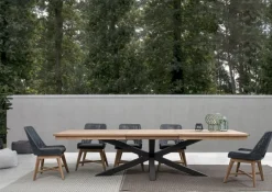 SEDIA IN CORDA PER ESTERNO COLOR ARDESIA - HESPERIA