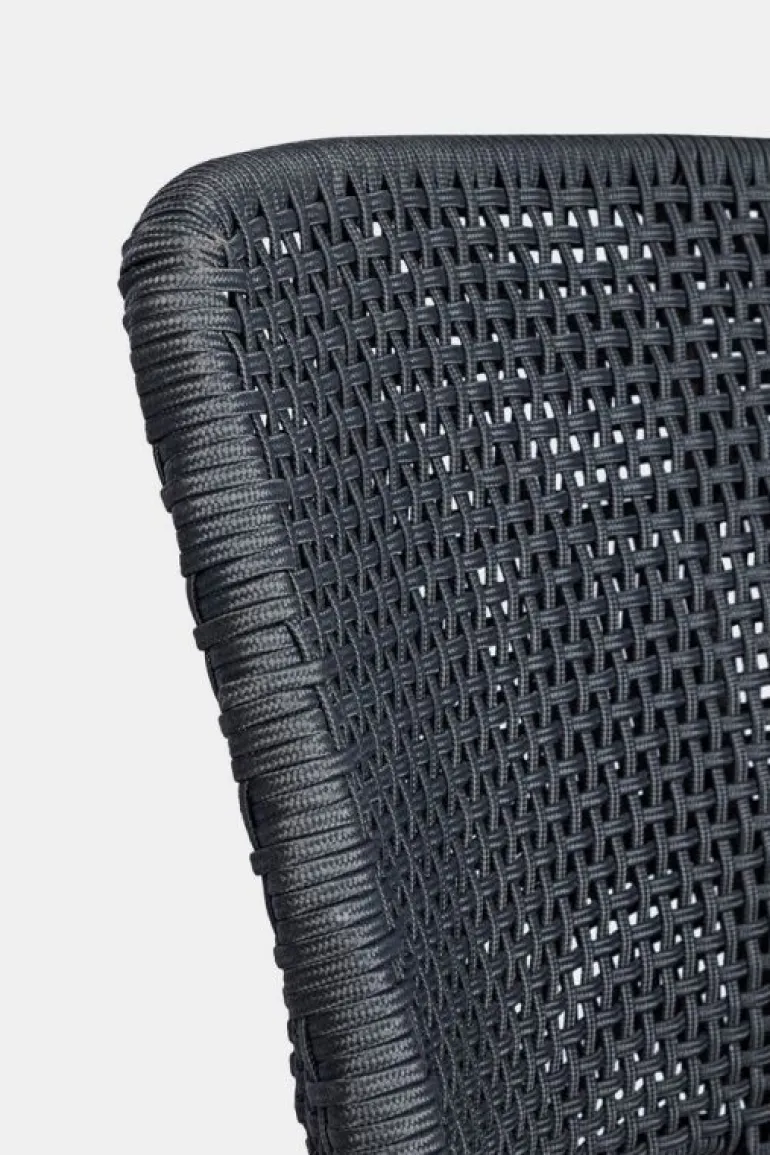 SEDIA IN CORDA PER ESTERNO COLOR ARDESIA - HESPERIA