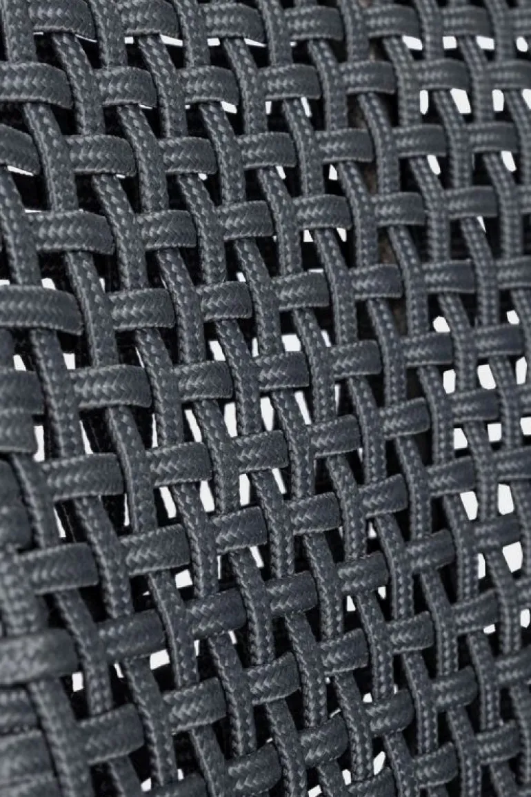 SEDIA IN CORDA PER ESTERNO COLOR ARDESIA - HESPERIA