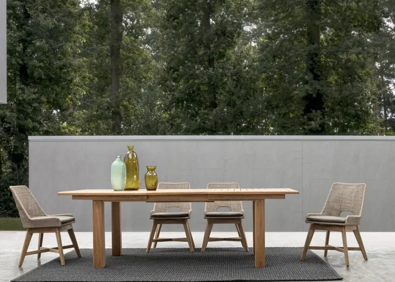 SEDIA IN CORDA PER ESTERNO TORTORA - HESPERIA