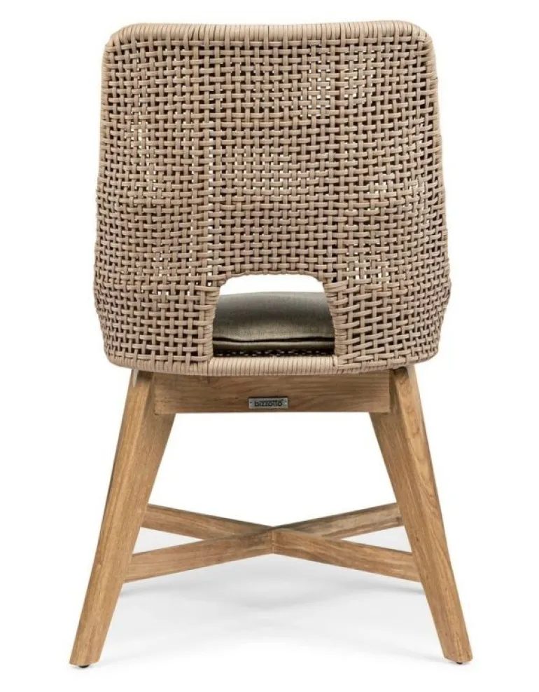 SEDIA IN CORDA PER ESTERNO TORTORA - HESPERIA