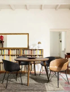 SEDIA IN ECOPELLE ANTRACITE - WARHOL