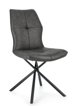 SEDIA IN ECOPELLE ANTRACITE - KEPLER