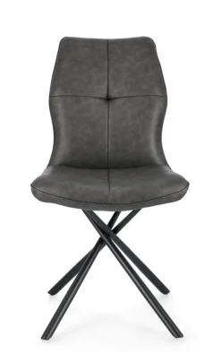 SEDIA IN ECOPELLE ANTRACITE - KEPLER