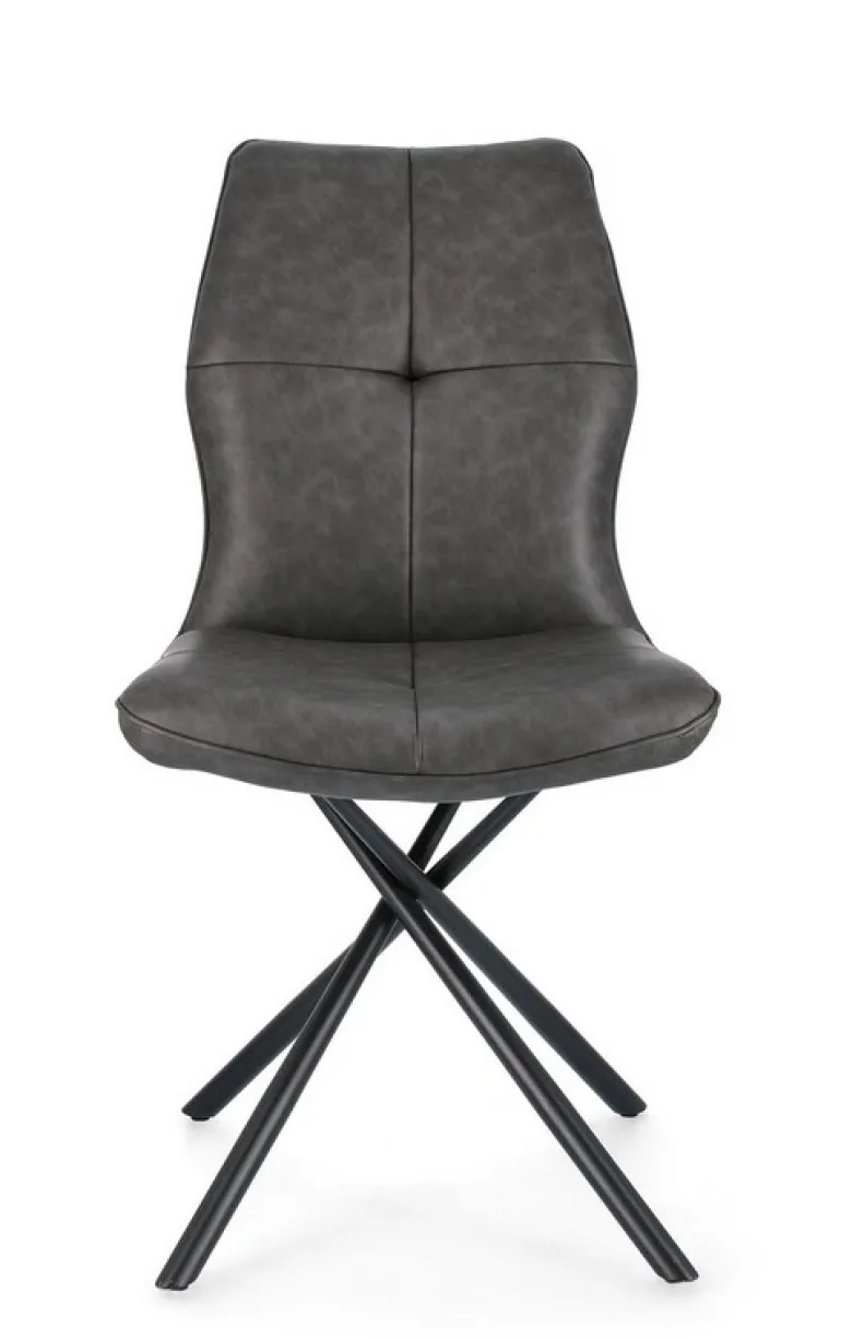 SEDIA IN ECOPELLE ANTRACITE - KEPLER