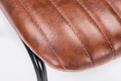 SEDIA IN ECOPELLE ARANCIO - DEBBIE