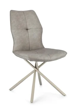 SEDIA IN ECOPELLE TORTORA - KEPLER