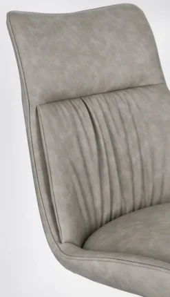 SEDIA IN ECOPELLE TORTORA - JORDAN