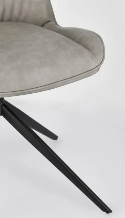 SEDIA IN ECOPELLE TORTORA - JORDAN