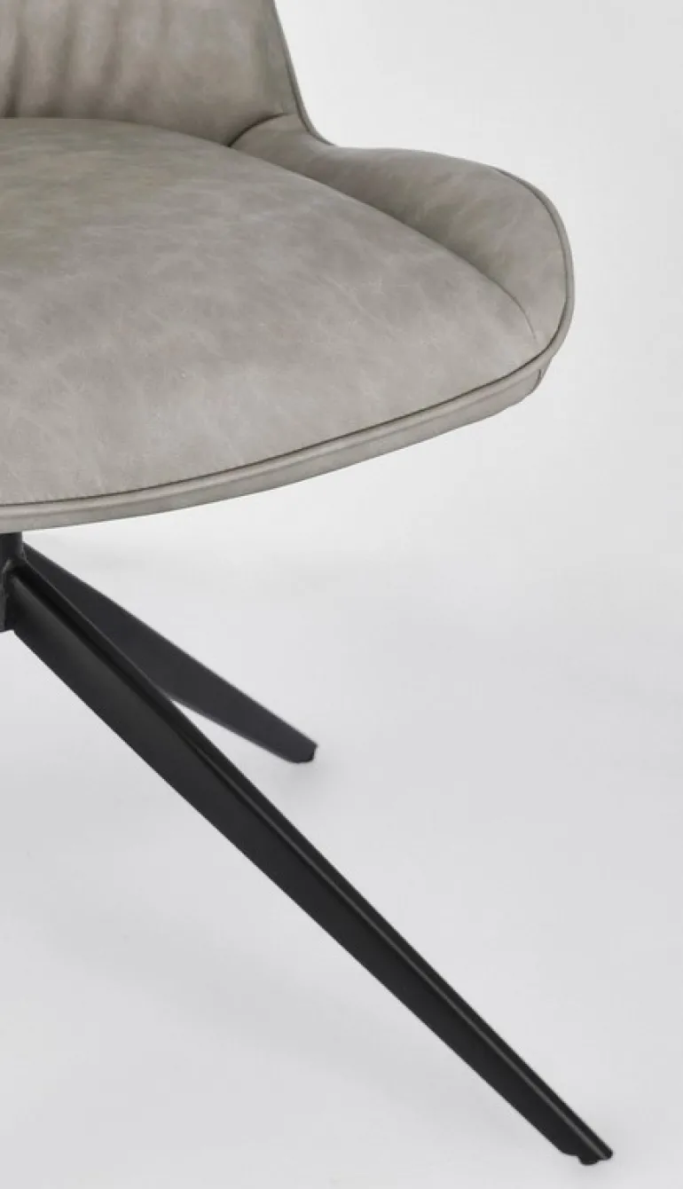 SEDIA IN ECOPELLE TORTORA - JORDAN