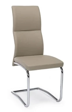 SEDIA IN ECOPELLE TORTORA - THELMA