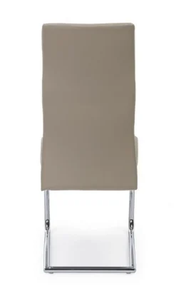 SEDIA IN ECOPELLE TORTORA - THELMA