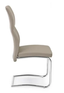 SEDIA IN ECOPELLE TORTORA - THELMA