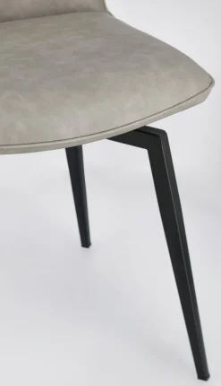 SEDIA IN ECOPELLE TORTORA - LAWRENCE