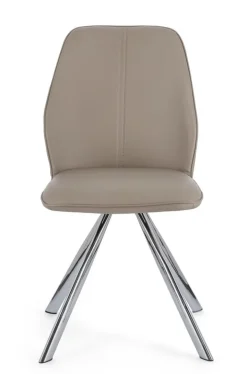 SEDIA IN ECOPELLE TORTORA - MAXWELL