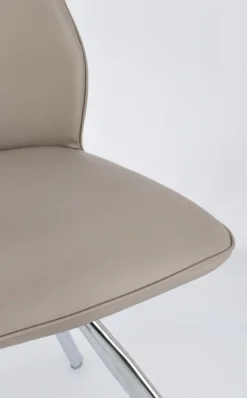 SEDIA IN ECOPELLE TORTORA - MAXWELL