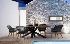 SEDIA IN FIBRA SINTETICA NERA - MADISON