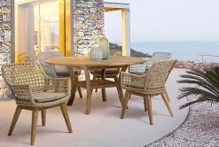 SEDIA IN FIBRA SINTETICA NATURALE - MADISON