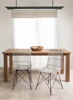 SEDIA IN FIBRE NATURALI BIANCA - LUCILA KUBU