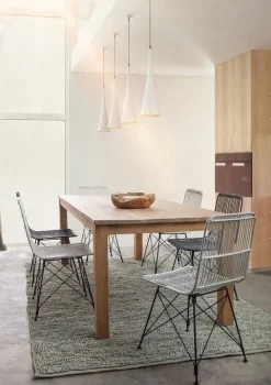 SEDIA IN FIBRE NATURALI BIANCA - LUCILA KUBU