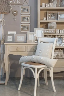 SEDIA IN LEGNO BIANCA - CROSS