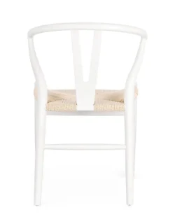SEDIA IN LEGNO BIANCO - ARTAS