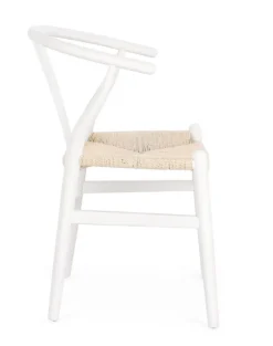 SEDIA IN LEGNO BIANCO - ARTAS