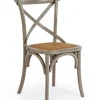 SEDIA IN LEGNO GRIGIO SCURO - CROSS