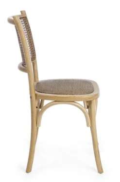 SEDIA IN LEGNO NATURALE - CARREL