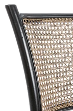 SEDIA IN LEGNO NERA - CARREL