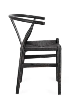 SEDIA IN LEGNO NERO - ARTEMIA
