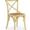 SEDIA IN LEGNO OCRA - CROSS