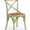 SEDIA IN LEGNO VERDE - CROSS