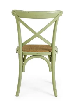 SEDIA IN LEGNO VERDE - CROSS