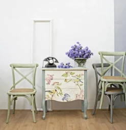 SEDIA IN LEGNO VERDE - CROSS