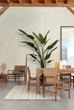 SEDIA IN PELLE COGNAC - CAROLINE